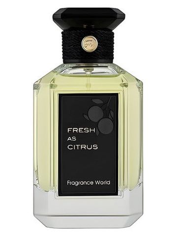 Fragrance World Fresh As Citrus fragrance bottle