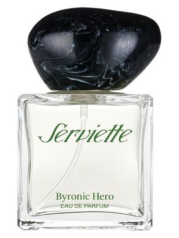 Serviette Byronic Hero fragrance bottle