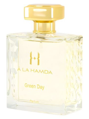 À La Hamda Green Day fragrance bottle