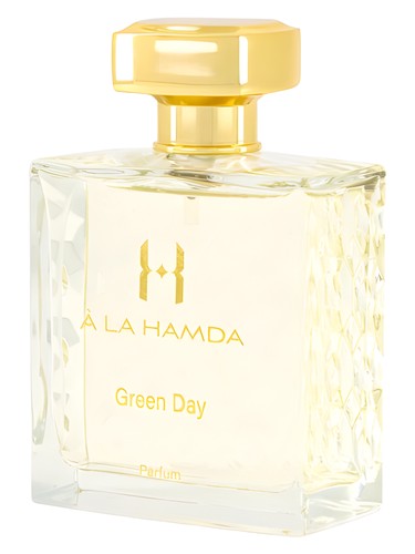À La Hamda Green Day fragrance bottle