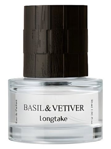 Longtake Basil & Vetiver fragrance bottle