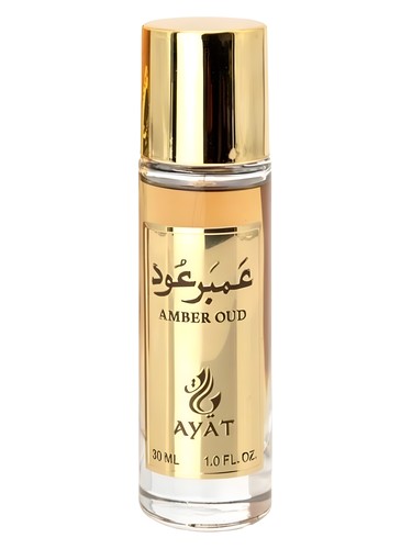 Ayat Perfumes Amber Oud fragrance bottle