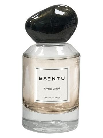Esentu Amber Wood fragrance bottle