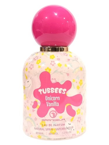 Tubbees Unicorn Vanilla fragrance bottle