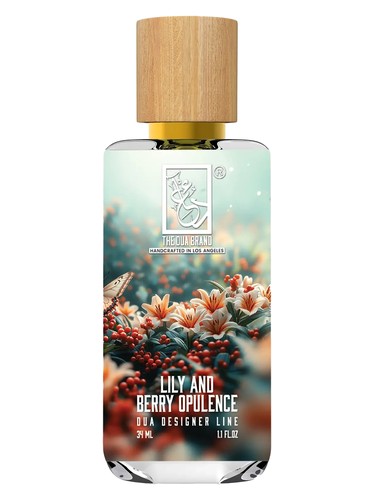 The Dua Brand Lily And Berry Opulence fragrance bottle