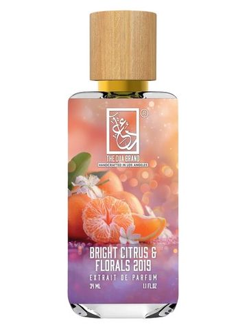 The Dua Brand Bright Citrus & Florals 2019 fragrance bottle