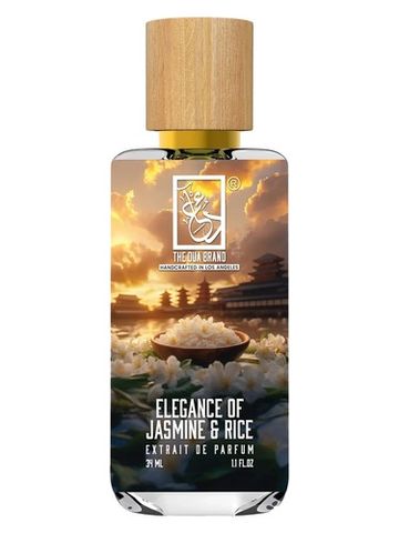 The Dua Brand Elegance Of Jasmine & Rice fragrance bottle