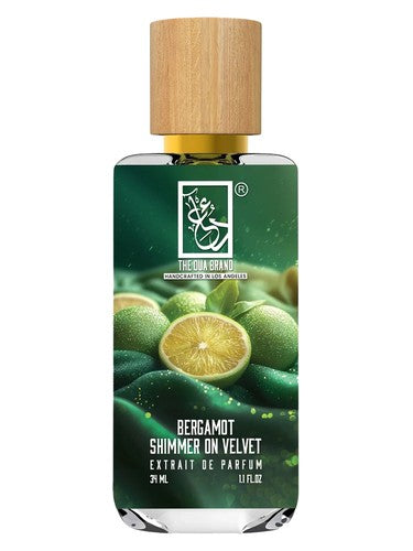 The Dua Brand Bergamot Shimmer On Velvet fragrance bottle