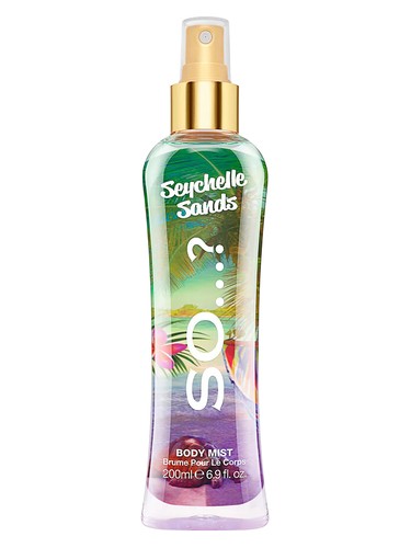 So...? Seychelle Sands fragrance bottle