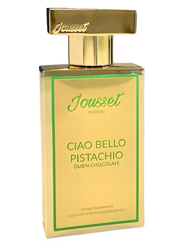 Jousset Parfums Ciao Bello Pistachio - Dubaï Chocolate (5th Anniversary Limited Edition) fragrance bottle