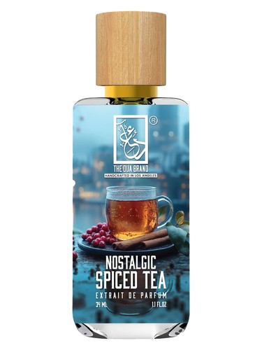 The Dua Brand Nostalgic Spiced Tea fragrance bottle