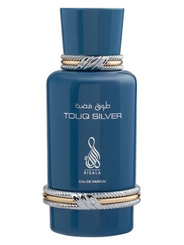 Risala Touq Silver fragrance bottle