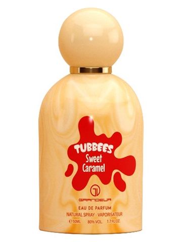 Tubbees Sweet Caramel fragrance bottle