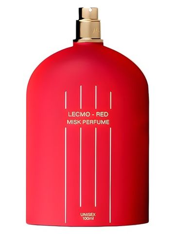 Lecmo Red Misk fragrance bottle