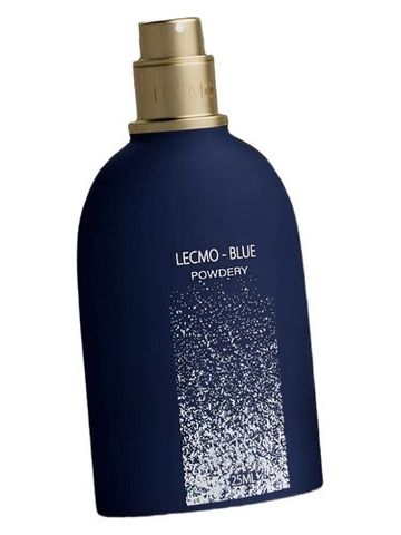 Lecmo Blue Powdery fragrance bottle