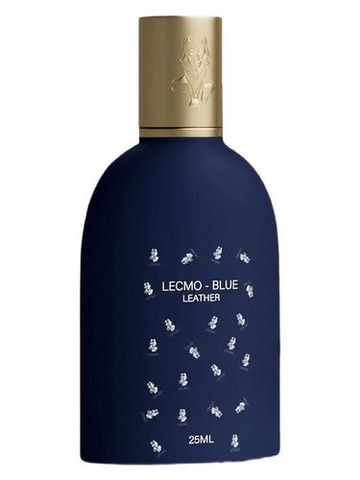 Lecmo Blue Leather fragrance bottle