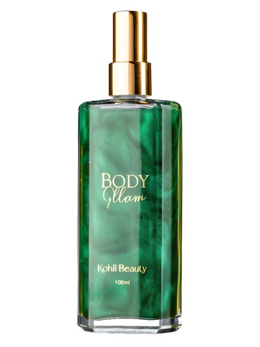 Kohll Beauty Body Glam fragrance bottle