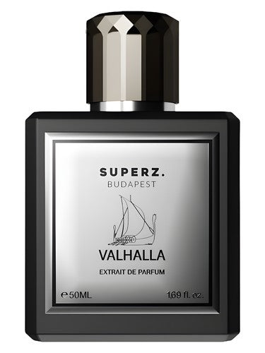 Superz. Valhalla fragrance bottle