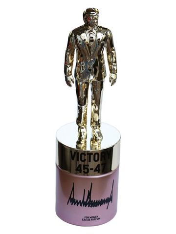 President Trump Victory 45-47 for Women fragrance bottle