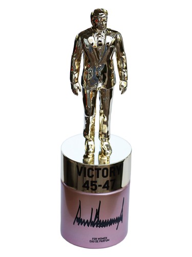 President Trump Victory 45-47 for Women fragrance bottle