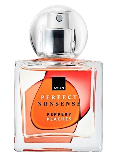Avon Perfect Nonsense Peppery Peaches fragrance bottle