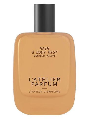 L'Atelier Parfum Tobacco Volute Hair and Body Mist fragrance bottle