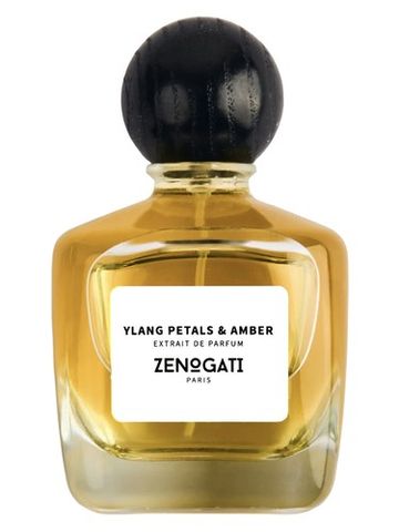 Zenogati Ylang Petals & Amber fragrance bottle