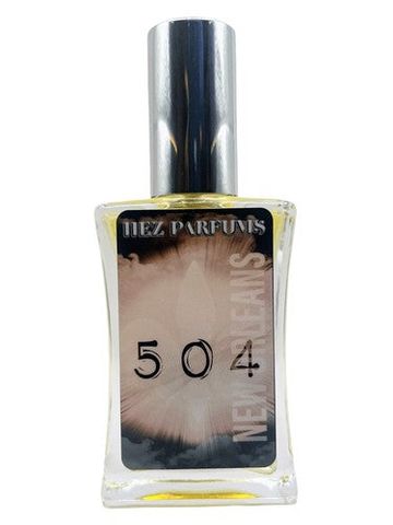 Hez Parfums 504 fragrance bottle