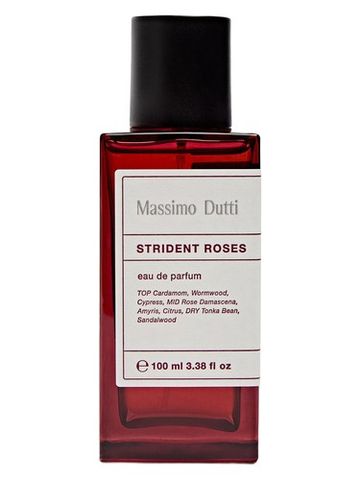 Massimo Dutti Strident Roses fragrance bottle