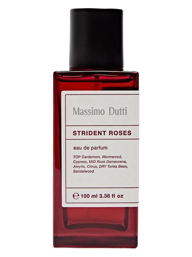 Massimo Dutti Strident Roses fragrance bottle