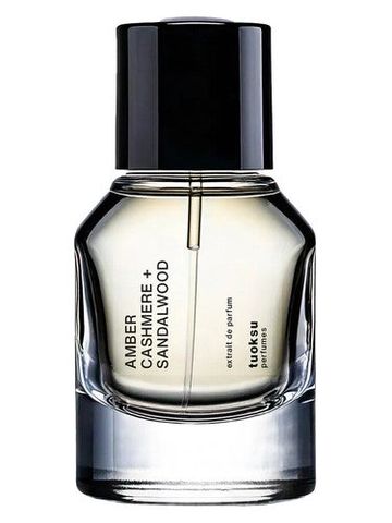Tuoksu Amber Cashmere + Sandalwood fragrance bottle