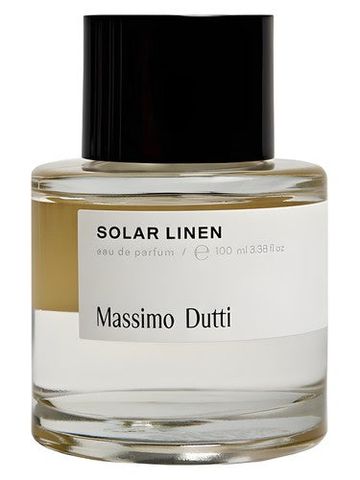 Massimo Dutti Solar Linen fragrance bottle