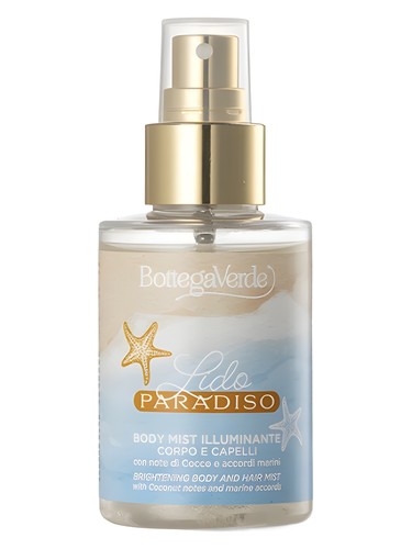 Bottega Verde Lido Paradiso Body Mist fragrance bottle