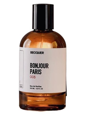Becquer Bonjour Paris fragrance bottle