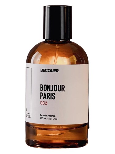 Becquer Bonjour Paris fragrance bottle