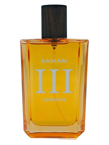 Samam Taco Spice III fragrance bottle