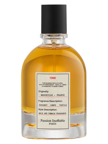 Passion Ineffable Paris 1966 fragrance bottle