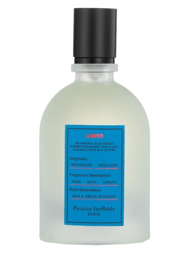 Passion Ineffable Paris Lobito fragrance bottle
