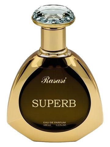 Rasasi Superb Green fragrance bottle