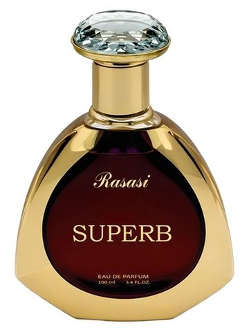 Rasasi Superb Purple Pour Femme fragrance bottle