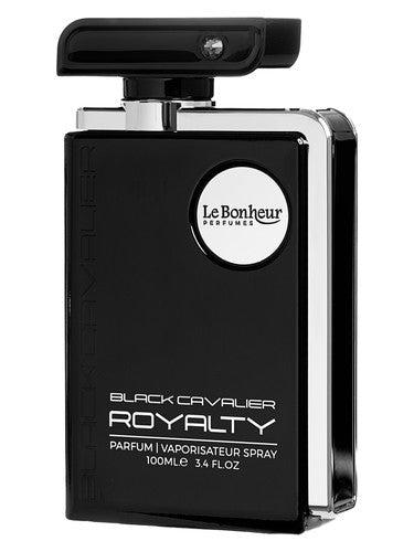 Le Bonheur Perfumes Black Cavalier Royalty fragrance bottle