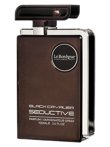 Le Bonheur Perfumes Black Cavalier Seductive fragrance bottle