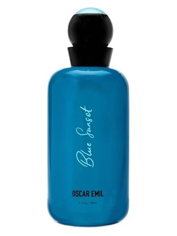 Oscar Emil Blue Sunset fragrance bottle