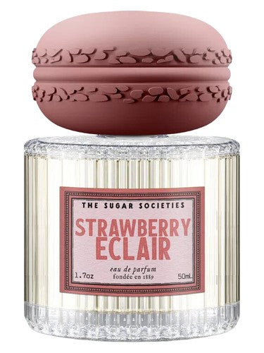 The Sugar Societies Strawberry Eclair fragrance bottle