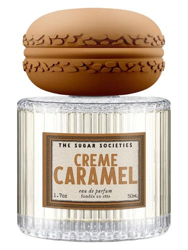 The Sugar Societies Creme Caramel fragrance bottle