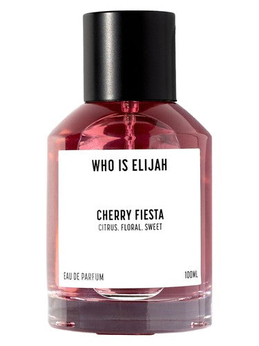 Who is Elijah Cherry Fiesta fragrance bottle