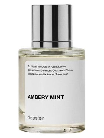 Dossier Ambery Mint fragrance bottle