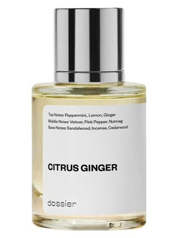 Dossier Citrus Ginger fragrance bottle