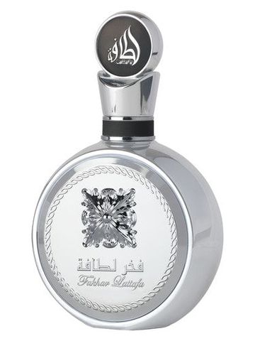 Lattafa Perfumes Fakhar Platin fragrance bottle
