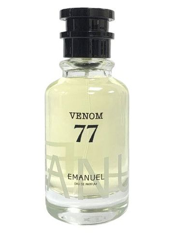 Emanuel Dubai Venom 77 fragrance bottle